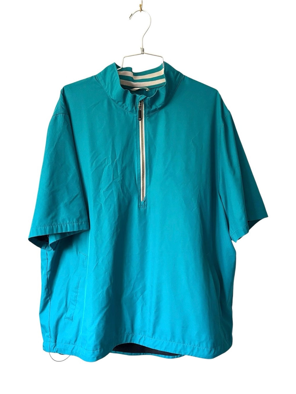 Cutter & Buck WeatherTec Blue 1/2
Zip Pullover Jacket Golf Windbreaker Size  XL
